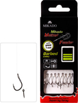 Przypony do methody Mikado z igłą - hak zadziorem nr 14 / żyłka: 0.20mm/10cm - 8szt.