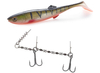 Zestaw guma Mikado Sicario 22cm - Bloody Perch + Dozbrojka Mikado Evo Stinger XL