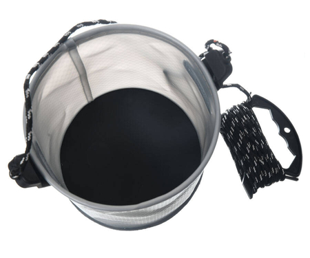 Elastyczne wiadro z liną Flagman Grey Eva Bucket Round 5L