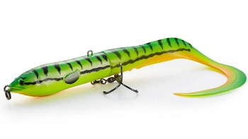 Przynęta Savage Gear 3D Hard Eel 2+1 17cm | SS | Firetiger