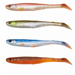 Zestaw gum SAVAGE GEAR Slender Scoop Shad 13cm 12g Clear Water Mix - 4szt