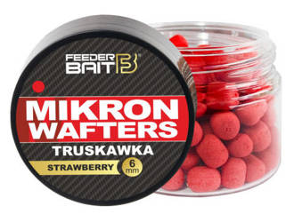 FEEDER BAIT Mikron Wafters- 4/6mm- Truskawka