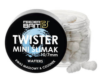 FEEDER BAIT Mini Ślimak Twister Wafters 11/8mm - Kwas Masłowy/Czosnek
