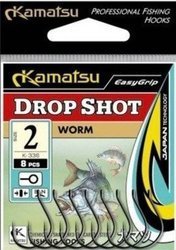 Haczyki KAMATSU Worm Drop Shot K-336 roz 1 op.10szt