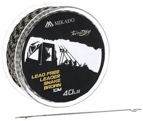 Materiał przyponowy MIKADO - Lead Free Leader (BROWN) 40LB 10M - op. 1szt