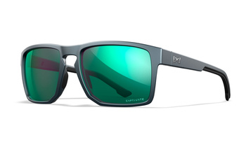 Okulary Wiley X - Founder Captivate Polarized Green Mirror Matte Graphite Frame