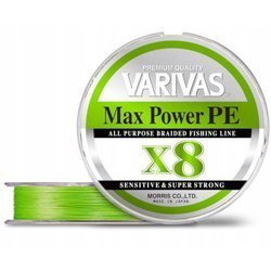Plecionka Varivas Max Power X8 Premium 0.6 PE, 14,5lbs - 150m - Lime Green