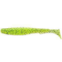 Przynęta FishUp U-Shad 2,5" (6,2cm) - #055/Chartreuse/Black - 9 szt.