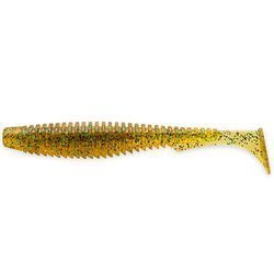 Przynęta FishUp U-Shad 3" (7,62cm) - #036/Caramel/Green & Black - 9 szt.