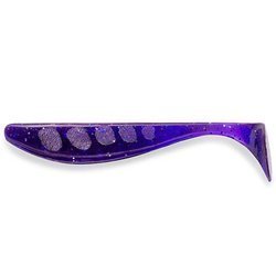 Przynęta FishUp Wizzle Shad 2" (5cm) - #060 Dark Violet/Peacock & Silver - 10 szt.