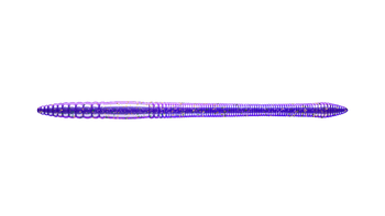 Przynęta LIBRA LURES Bass Fat Stick Worm 12,8cm - 020 - Purple with Gold & Green Pepper - 8szt (Salt Krill)