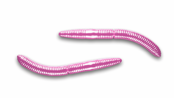 Przynęta LIBRA LURES Fatty D'Worm 6.5cm -018 - pink pearl - 10szt (bez zapachu)