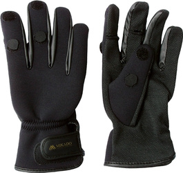 Rękawiczki wędkarskie neoprenowe MIKADO - rozmiar L