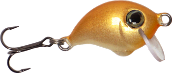 Wobler A.J Lures Żniwiarz 2.5cm - tonący - Perłowo Złoty