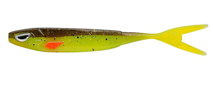 .Przynęta BERKLEY Sick Vamper 8cm - Brown chartreuse