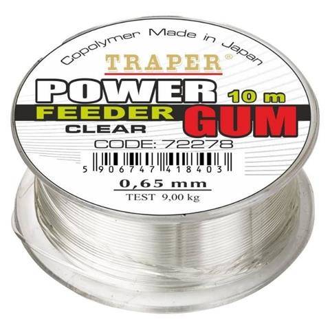 Amortyzator TRAPER Power Feeder Gum Clear - 0,85mm