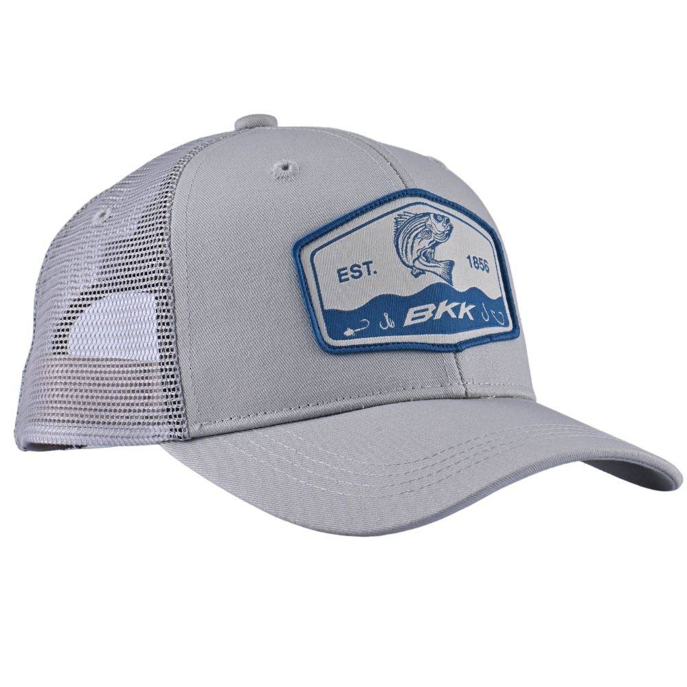 Czapka BKK Striped Bass Trucker Hat - Grey