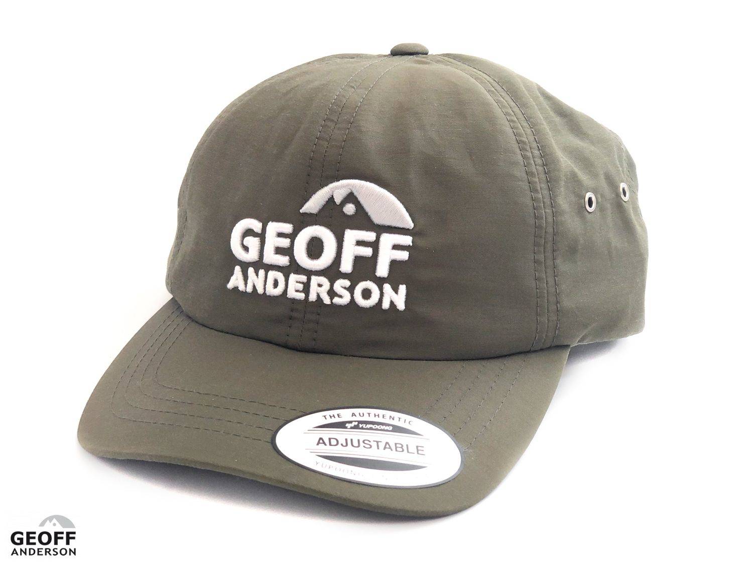 Czapka Geoff Anderson - Flexfit Water Resistant Green