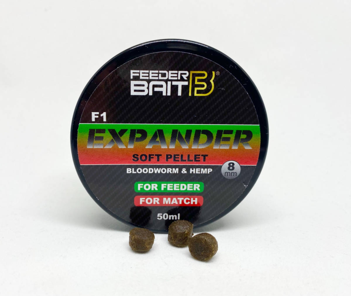 FEEDER BAIT Expander Soft Pellet- 8mm- F1- Ochotka & Konopia