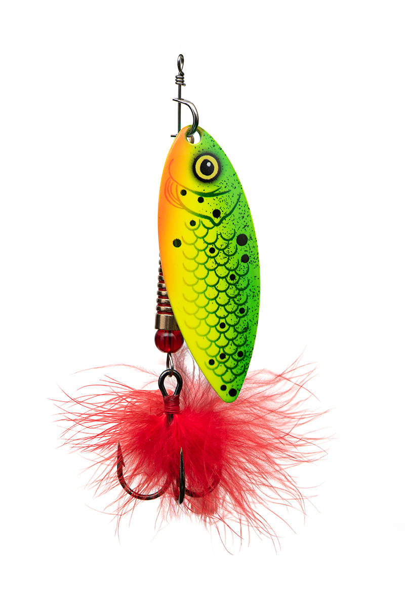 2 Esche Da Pesca Trolling Acqua Salata - Macchina Verde 12'' Non Armate