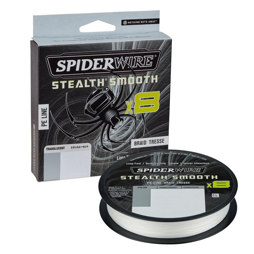 Plecionka SPIDERWIRE Stealth® Smooth8 x8 - 0.13mm - biała